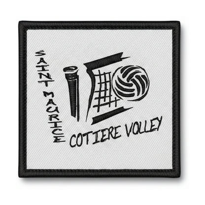Patch brodé ST MAURICE COTIERE VOLLEY BALL Volley logo