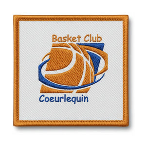 Patch brodé Basket Club Coeurlequin Basketball logo
