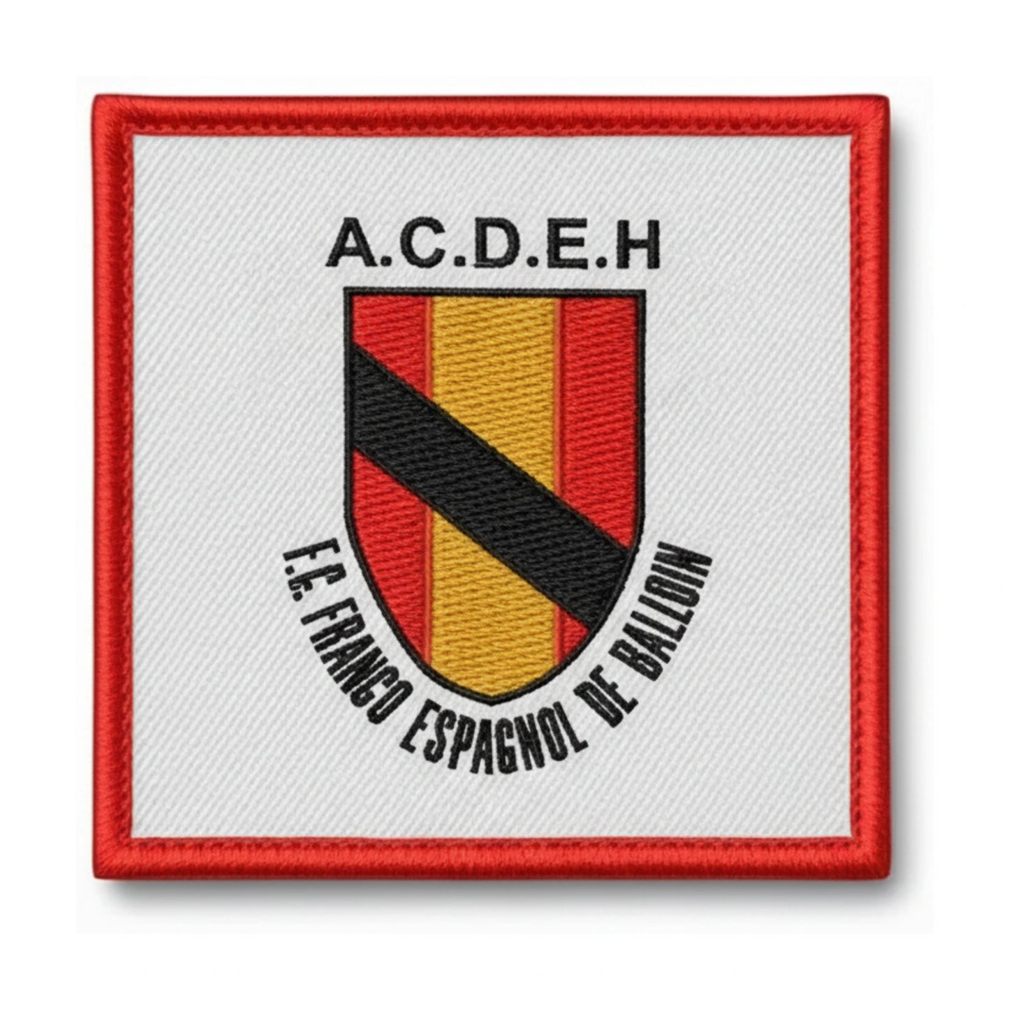 Patch brodé FC Franco Espagnol Halluin Football logo