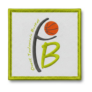 Patch brodé Ouest Toulousain Basket Basketball logo