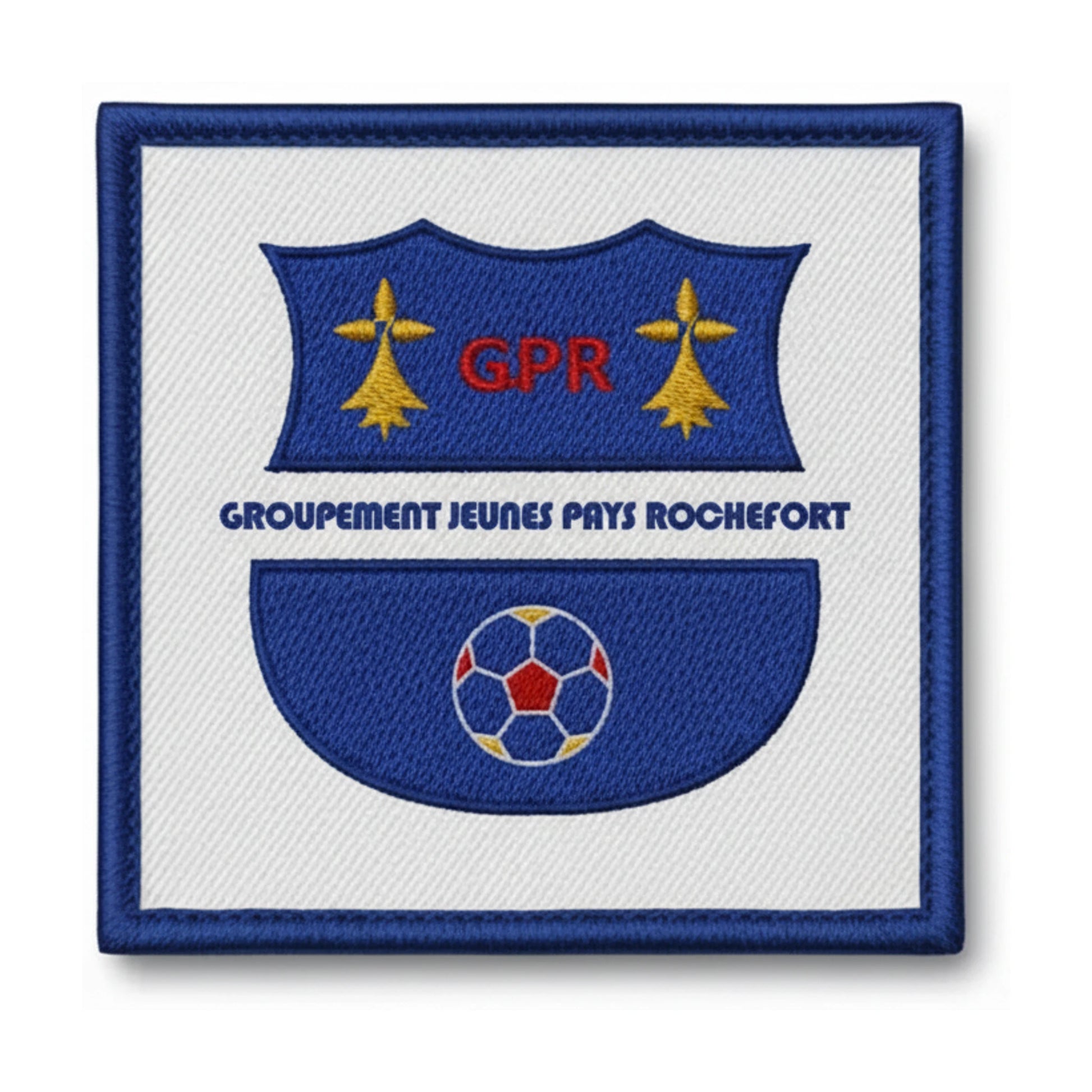 Patch brodé GJ PAYS DE ROCHEFORT Football logo