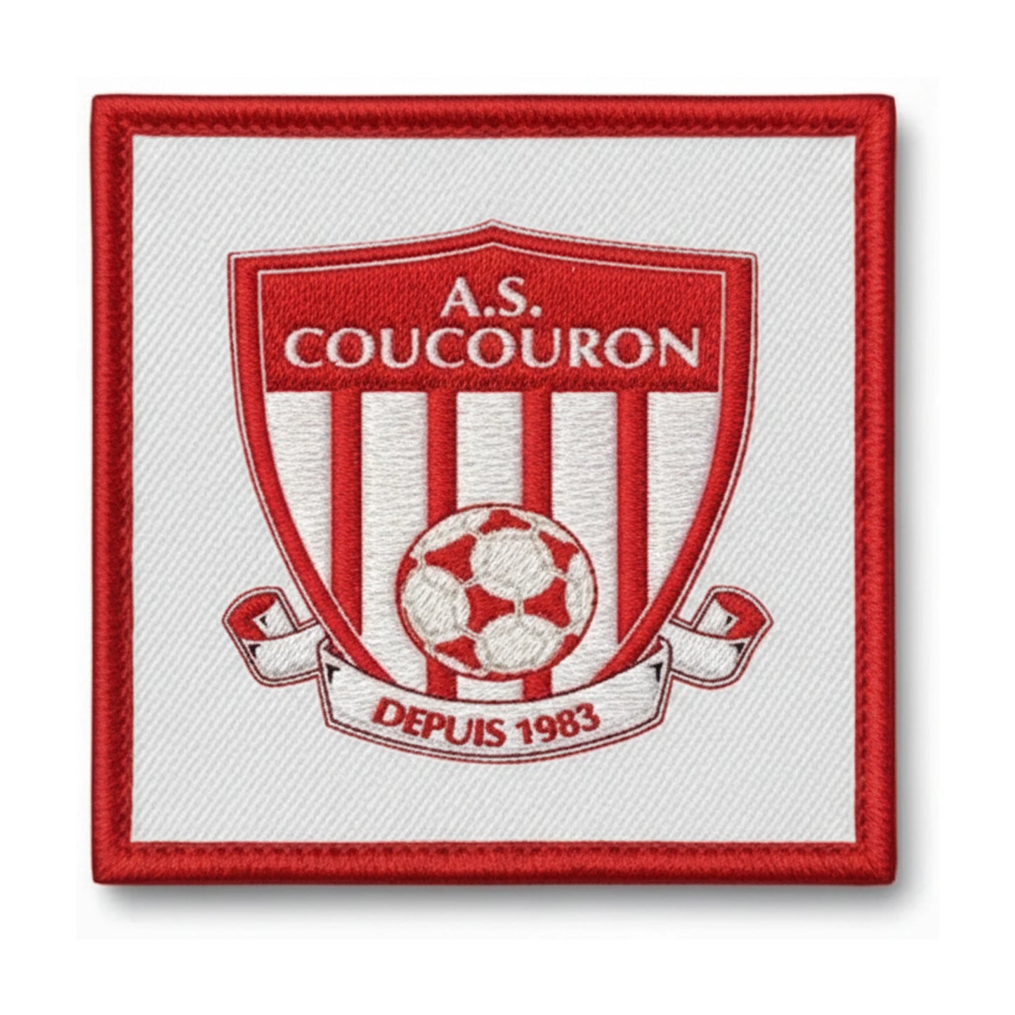 Patch brodé A.S. COUCOURON Football logo