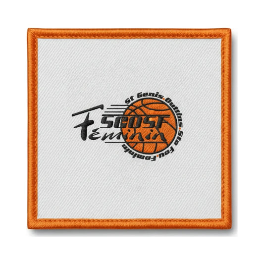 Patch brodé St Genis Oullins Ste Foy Feminin Basketball logo
