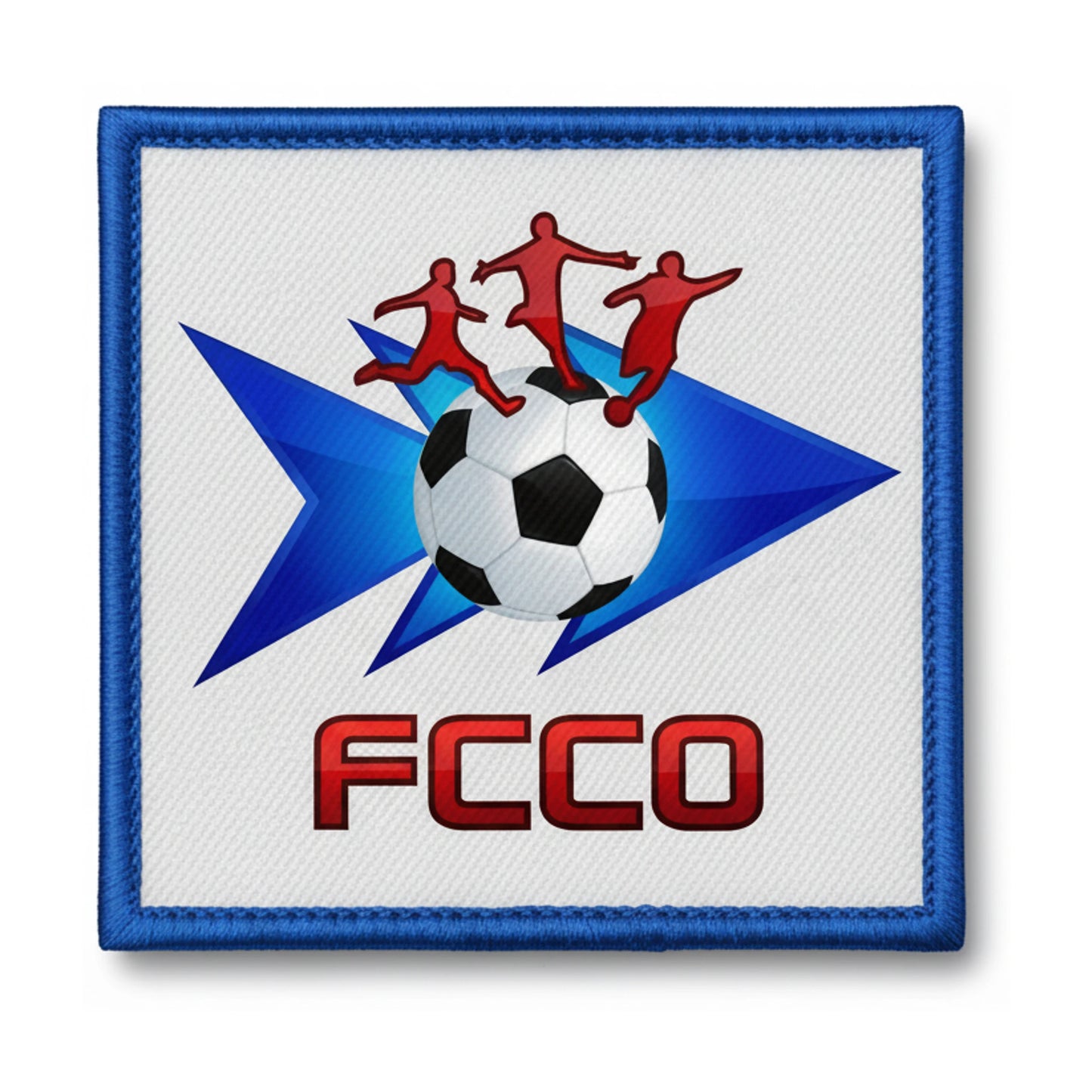 Patch brodé FC CANTON D¿ORADOUR S/VAYRES, US FEUILLARDIERS ET Football logo