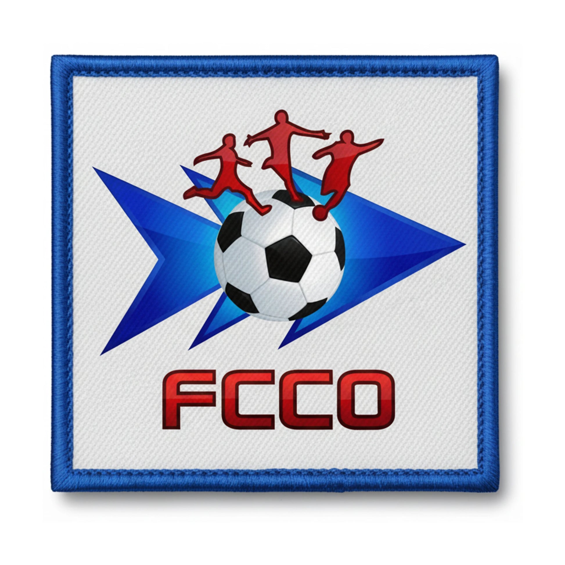 Patch brodé FC CANTON D¿ORADOUR S/VAYRES, US FEUILLARDIERS ET Football logo