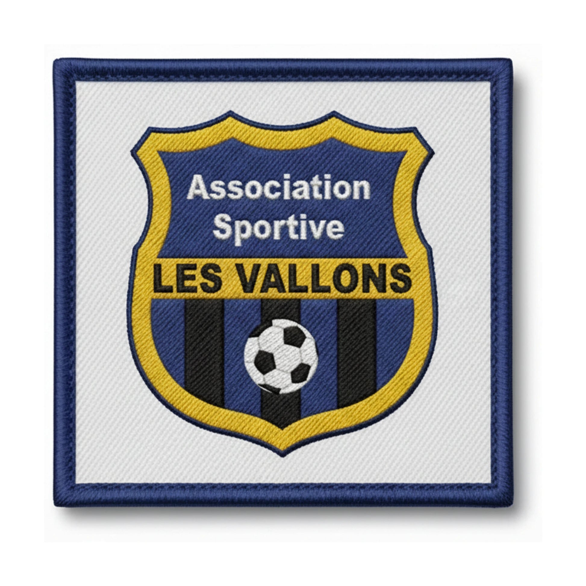 Patch brodé A. S. LES VALLONS Football logo