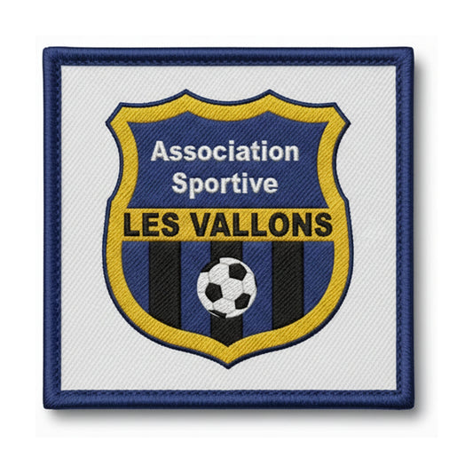 Patch brodé A. S. LES VALLONS Football logo