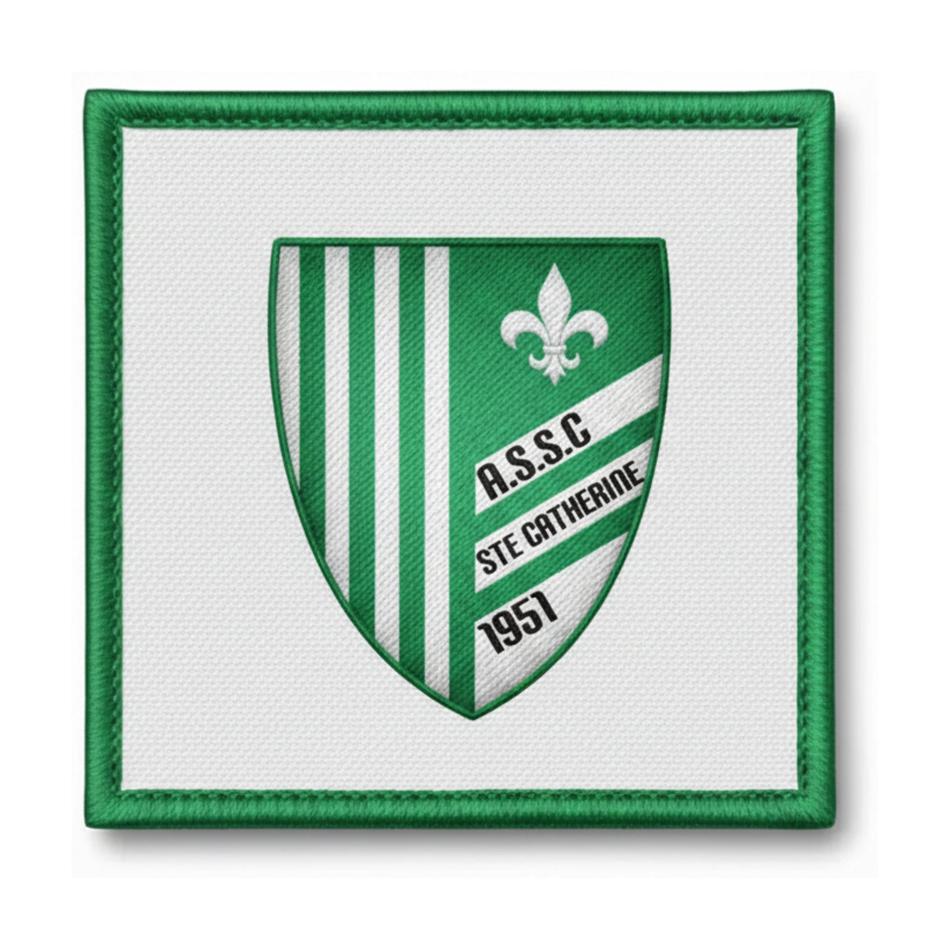Patch brodé A.S. STE. CATHERINE DE FIERBOIS Football logo