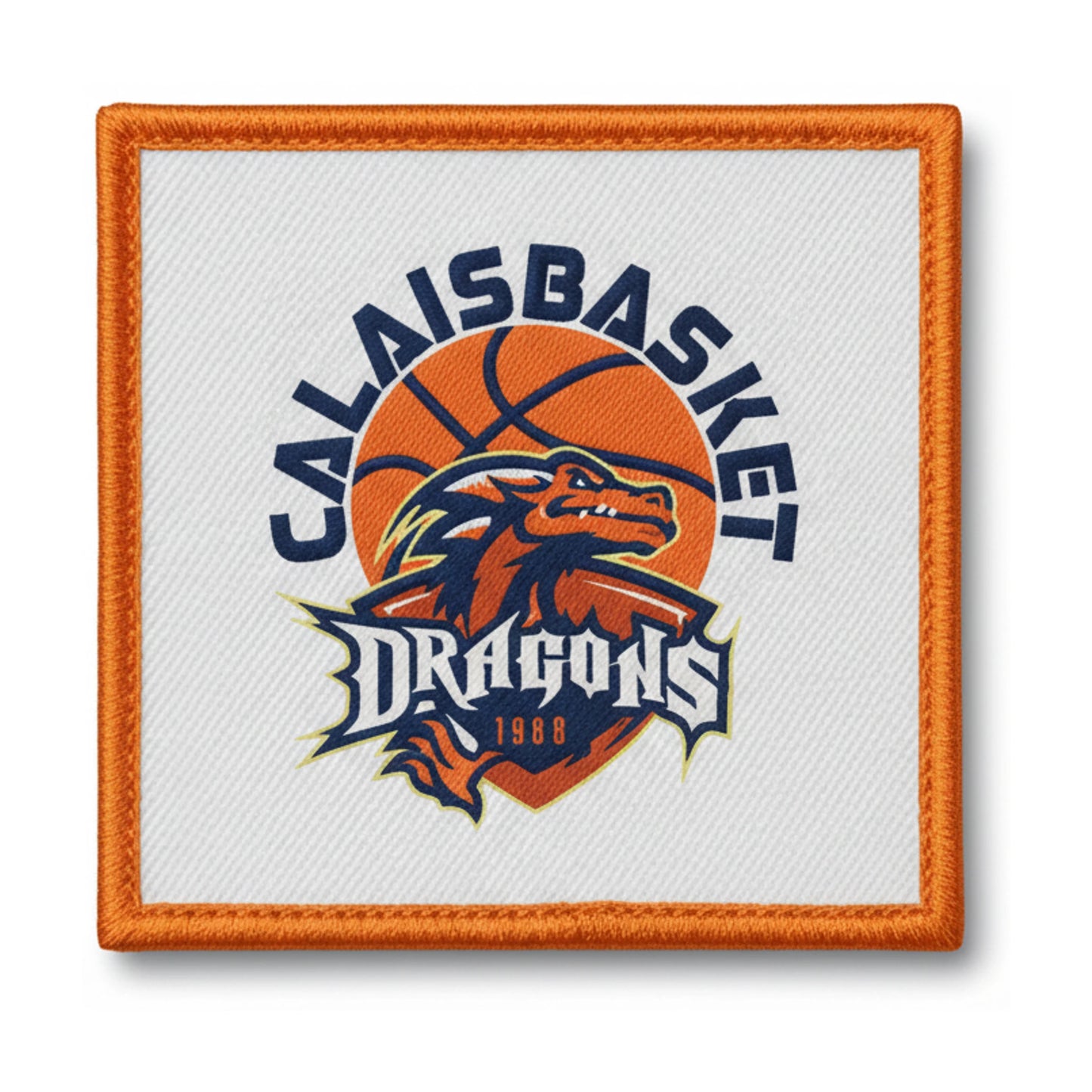 Patch brodé Lievin Basket 62 Basketball logo