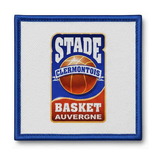 Patch brodé Stade Clermontois Basket Auvergne Basketball logo