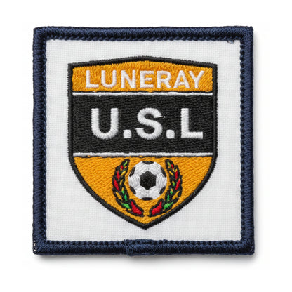 Patch brodé Luneray Basket Club Basketball logo