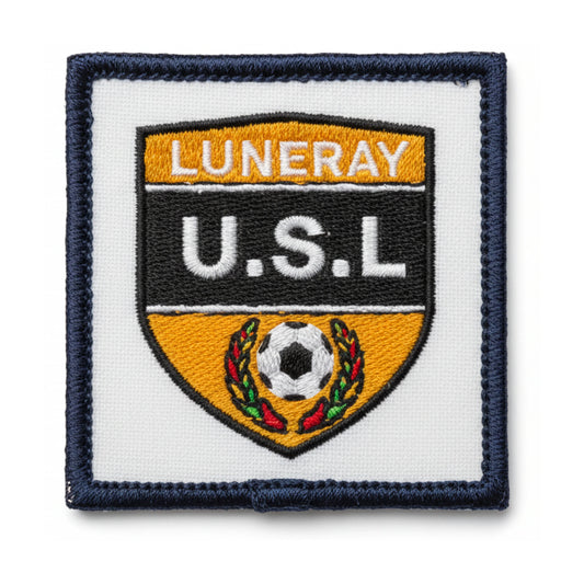 Patch brodé Luneray Basket Club Basketball logo
