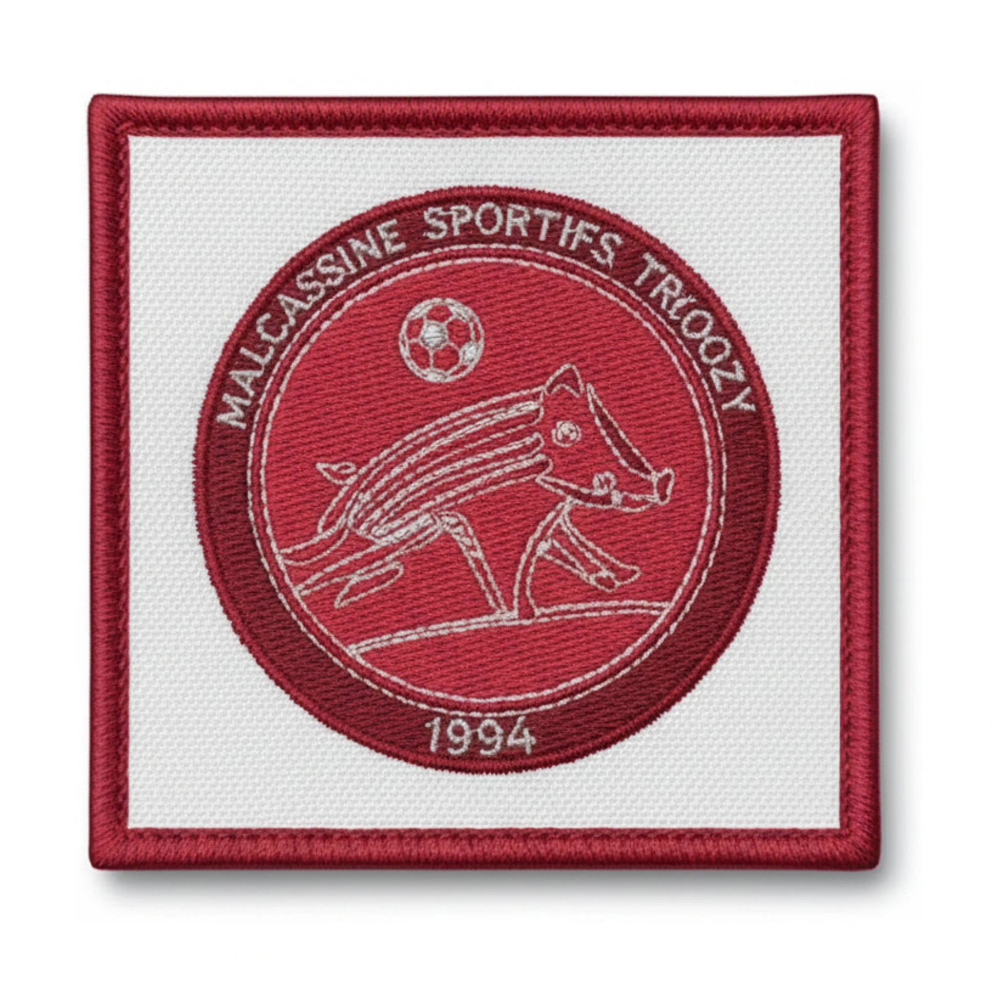 Patch brodé MARCASSINS S. TREOGAT Football logo