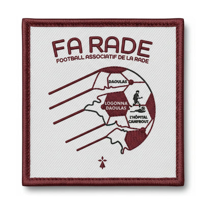 Patch brodé FA De La Rade Logonna Daoulas Football logo
