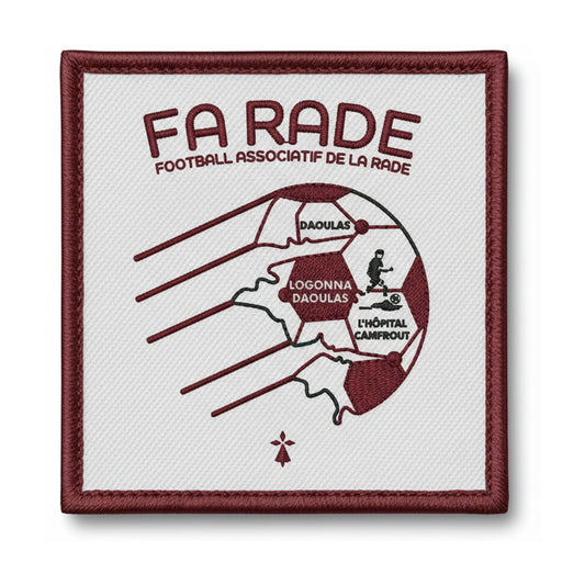 Patch brodé FA De La Rade Logonna Daoulas Football logo