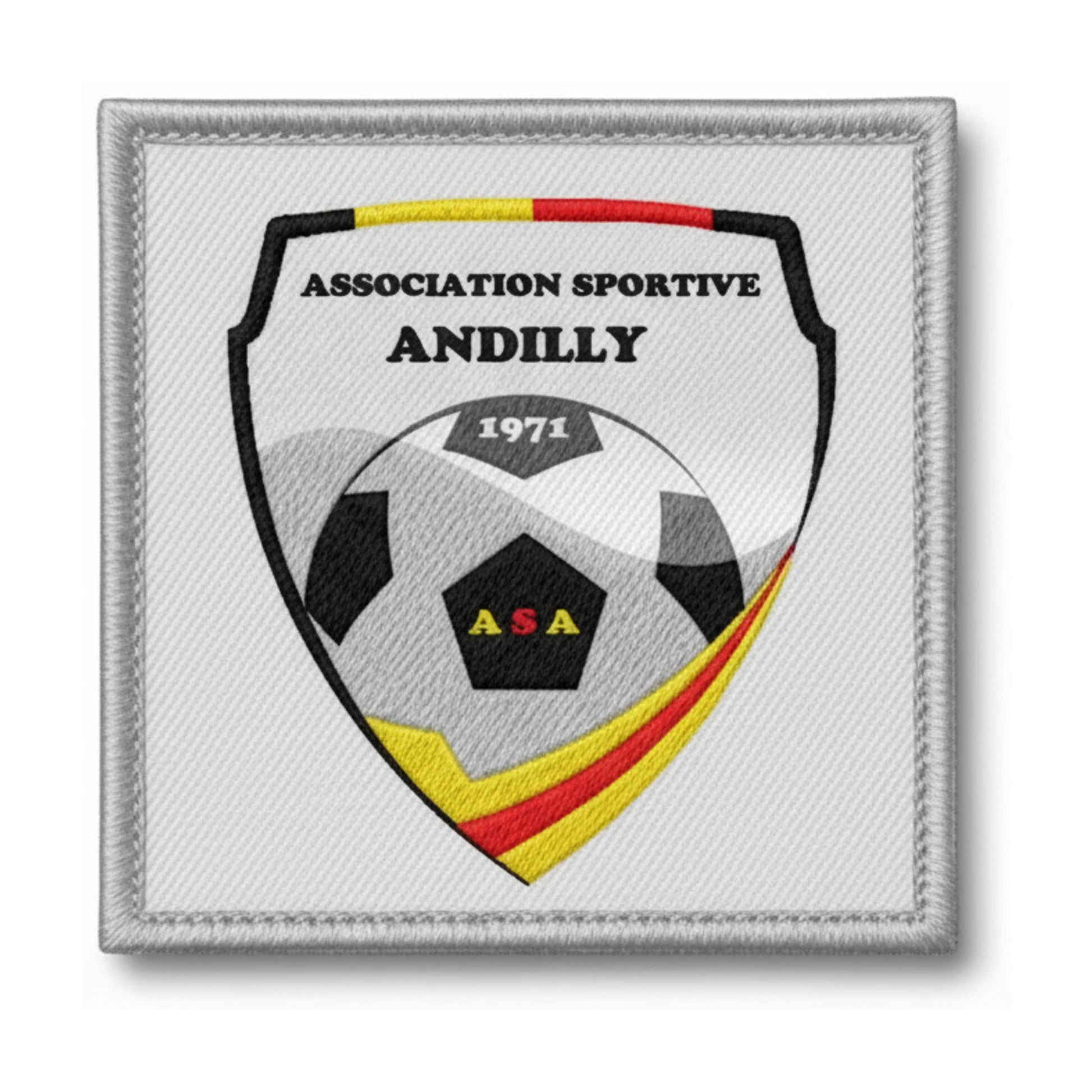 Patch brodé AS Andilly Football logo
