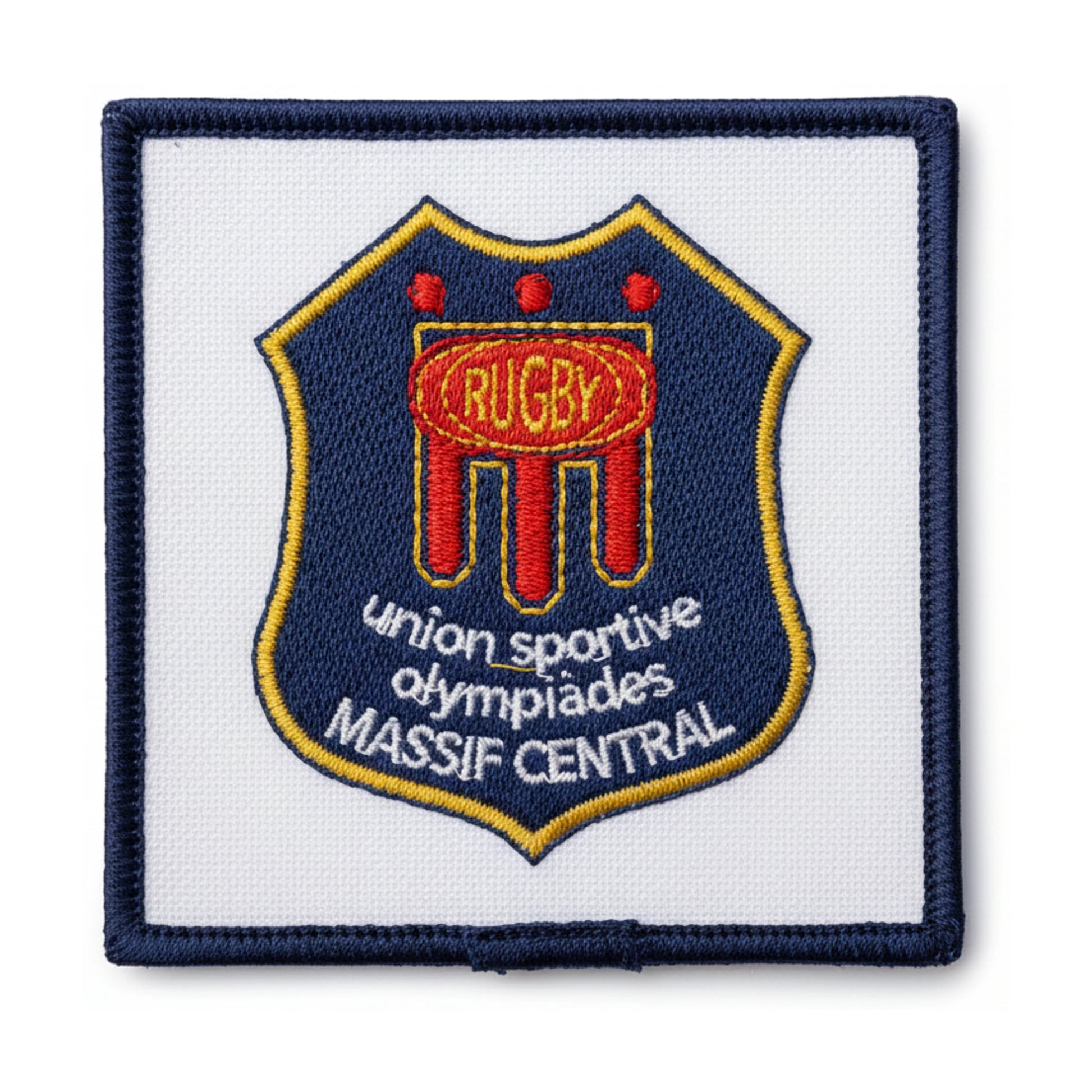 Patch brodé USO Massif Central Rugby logo