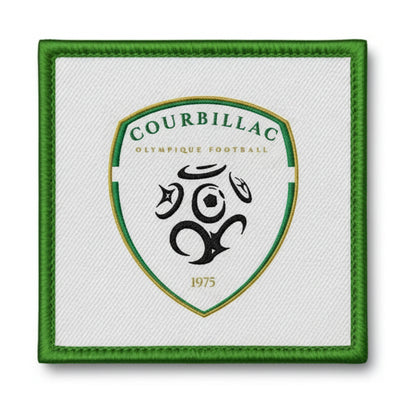Patch brodé OLYMPIQUE FOOTBALL COURBILLAC Football logo