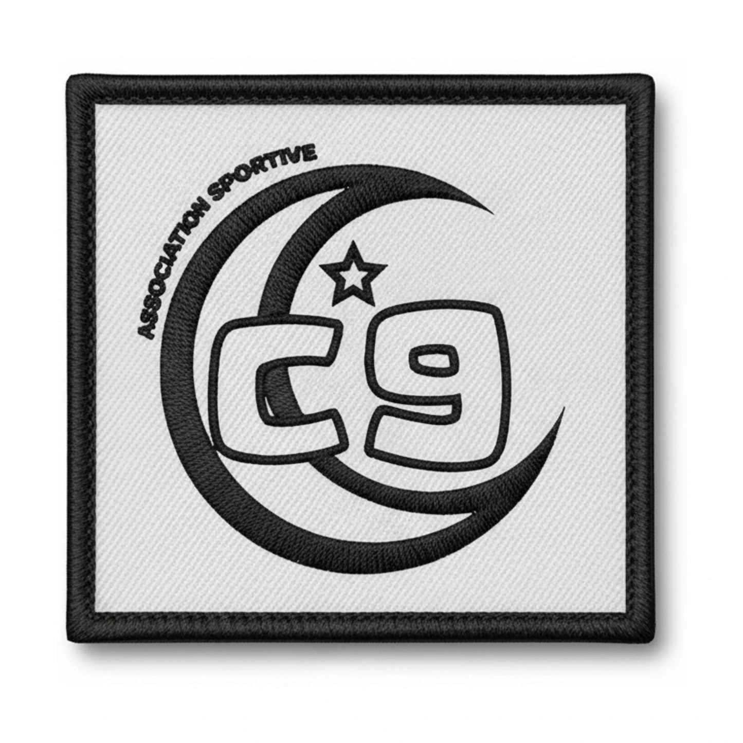 Patch brodé AS C9 Chatellerault Football logo
