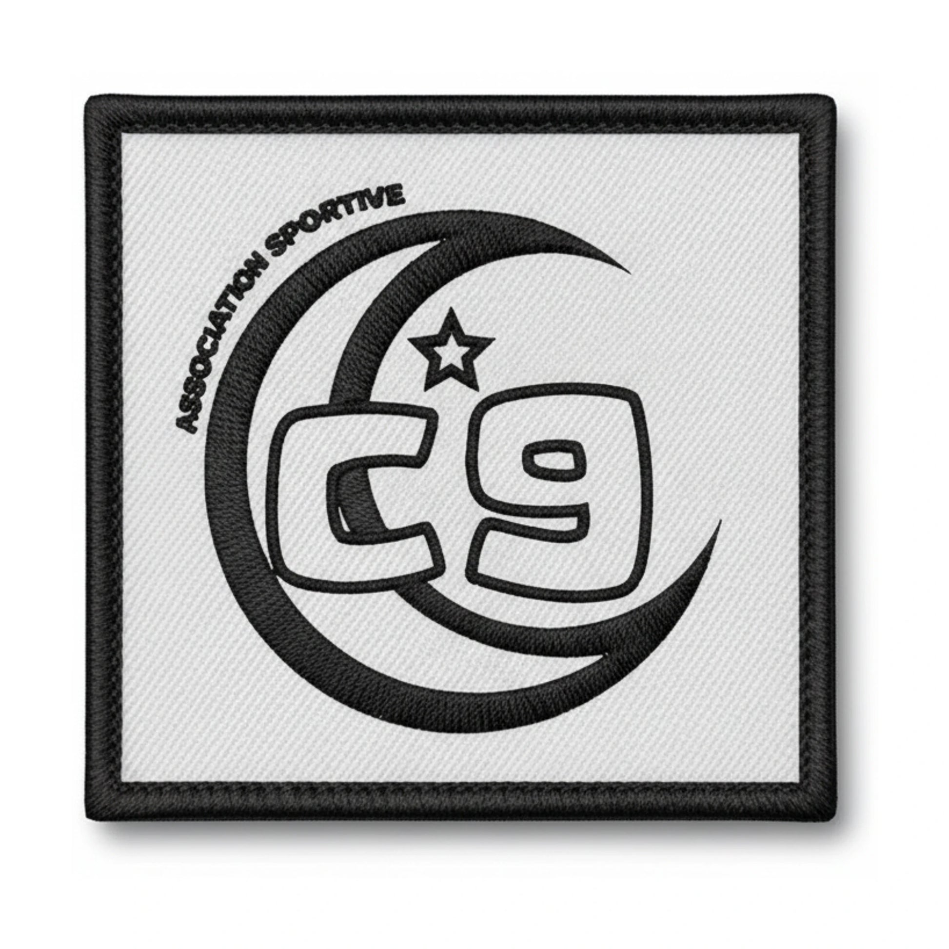 Patch brodé AS C9 Chatellerault Football logo