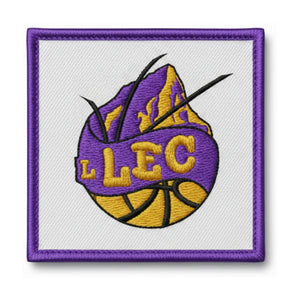 Patch brodé Lannemezan Basket Club Basketball logo