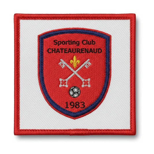 Patch brodé SC Chateaurenaud Football logo