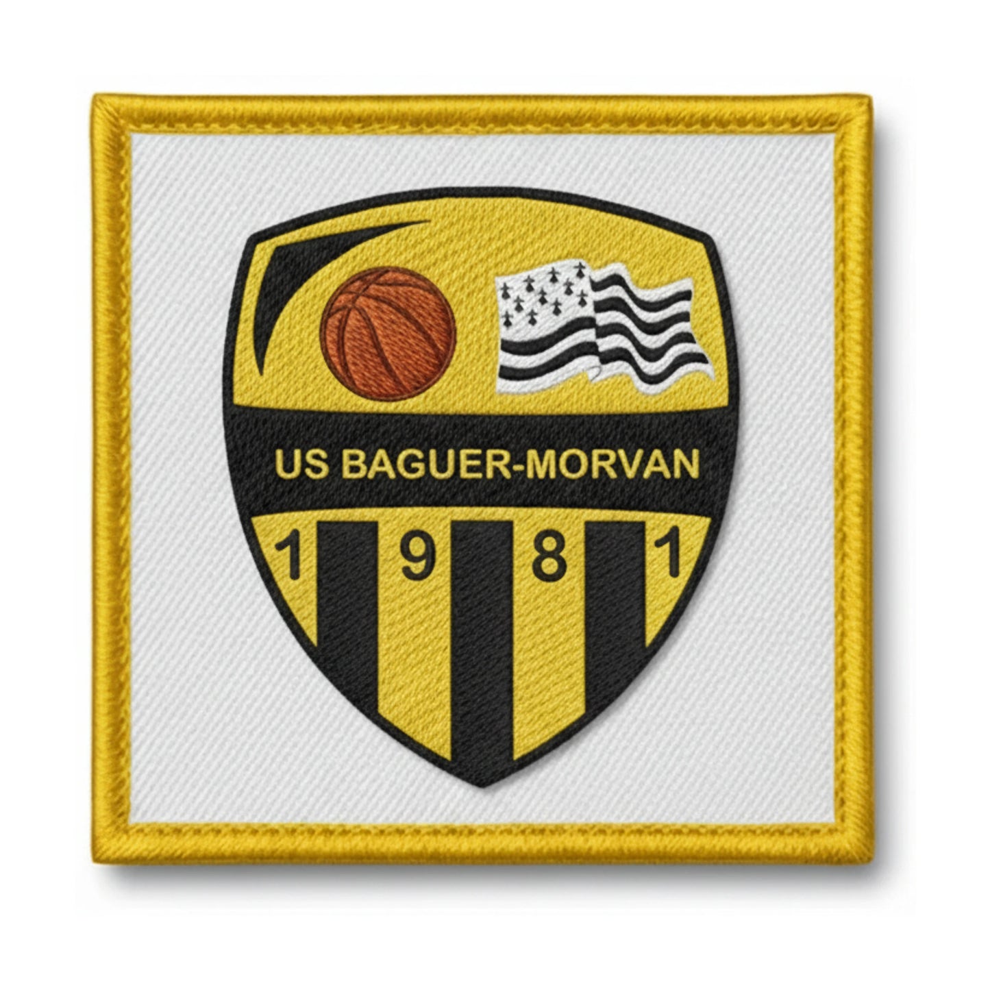 Patch brodé Baguer-Morvan US Basketball logo