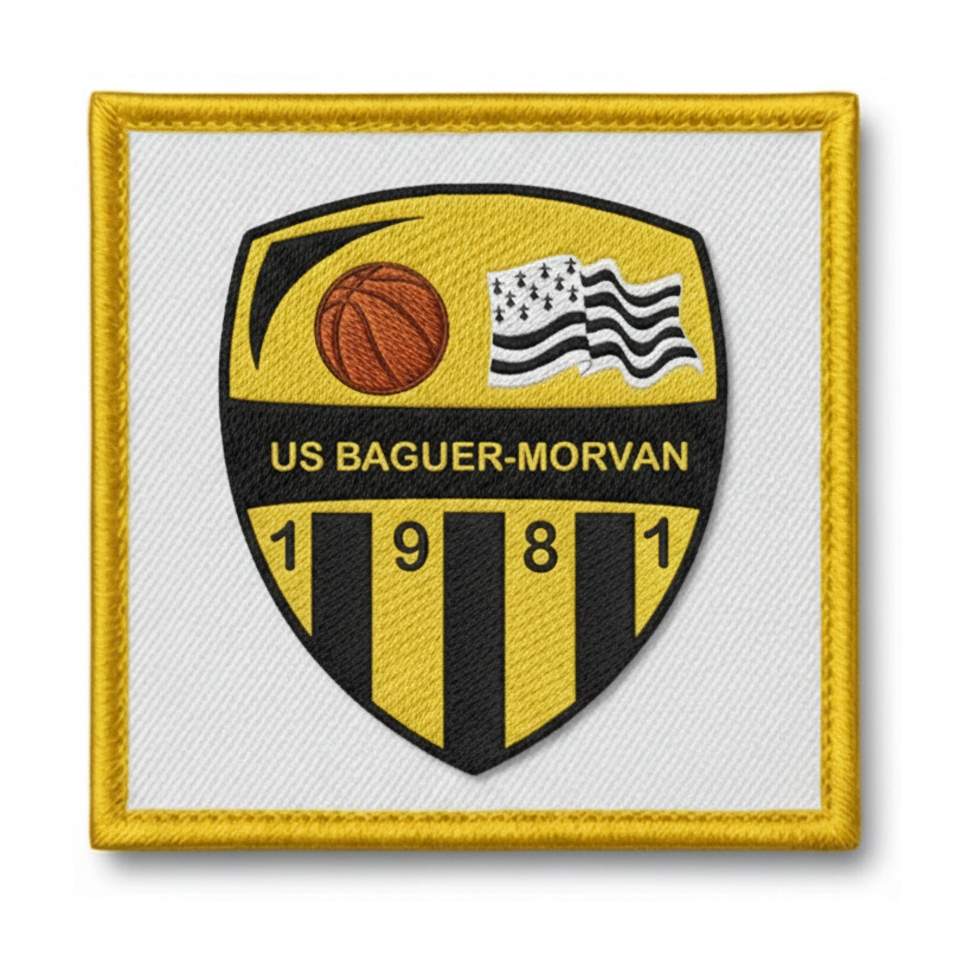 Patch brodé Baguer-Morvan US Basketball logo
