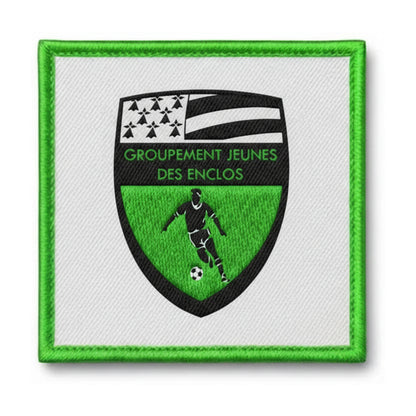 Patch brodé Gj Des Enclos Sizun Football logo