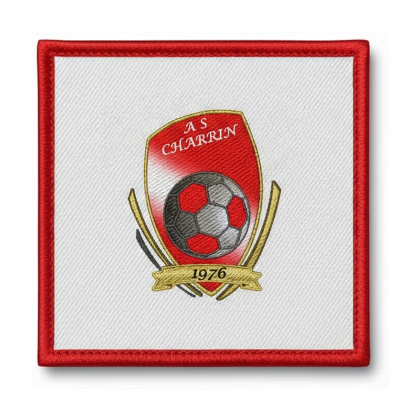 Patch brodé A.S. DE CHARRIN Football logo