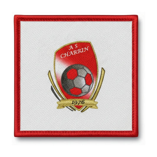 Patch brodé A.S. DE CHARRIN Football logo