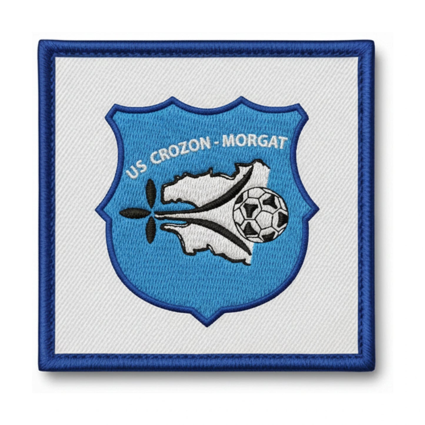 Patch brodé U.S. CROZON MORGAT Football logo