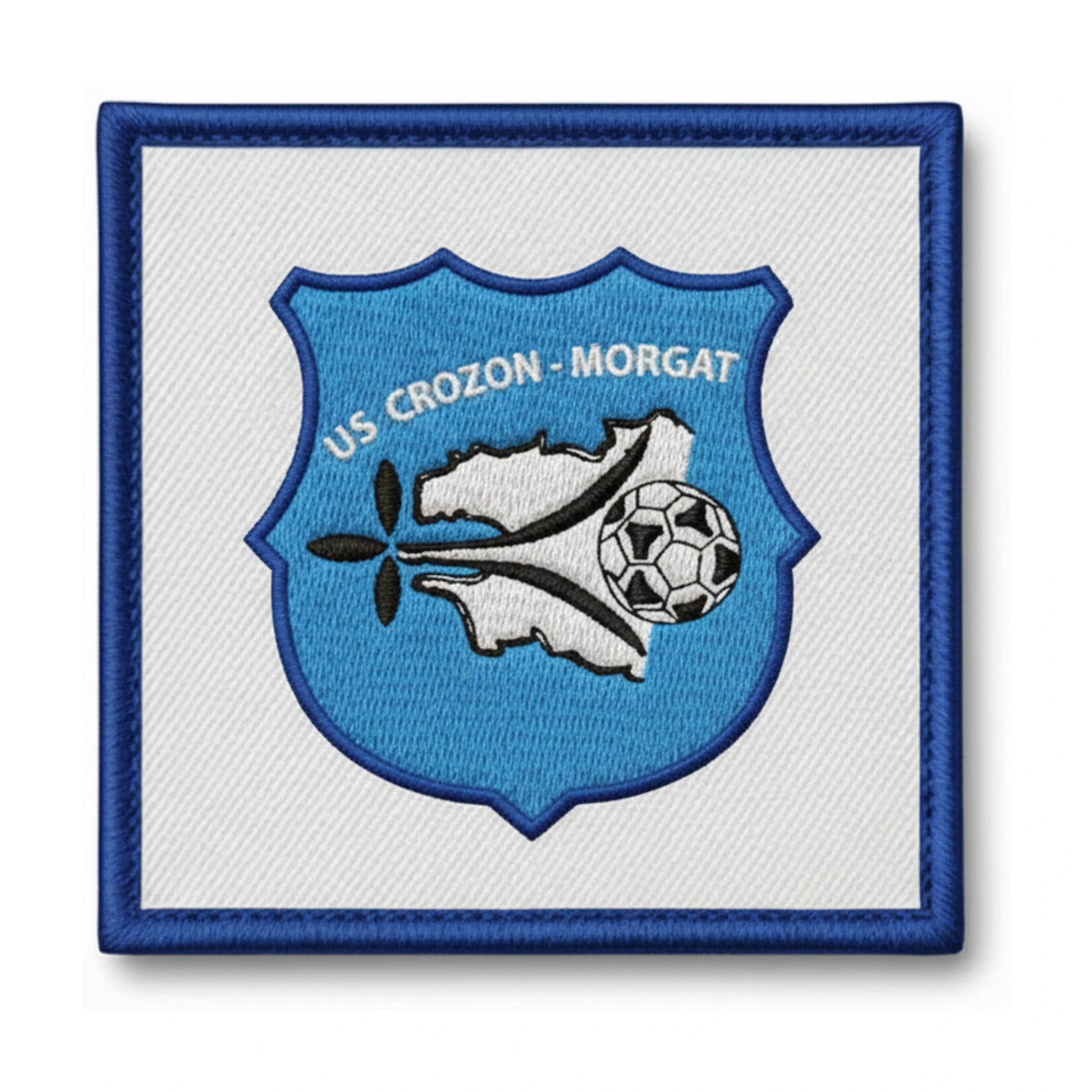 Patch brodé U.S. CROZON MORGAT Football logo
