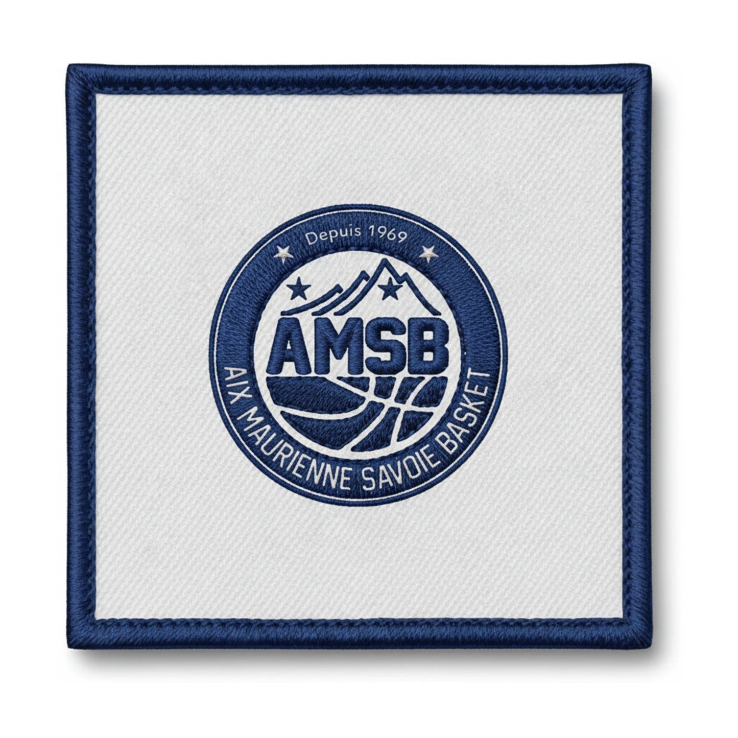 Patch brodé Aix Maurienne Basketball logo