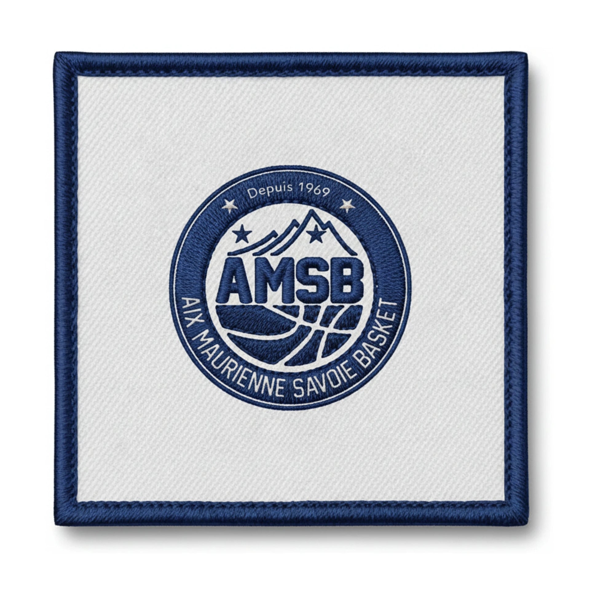 Patch brodé Aix Maurienne Basketball logo