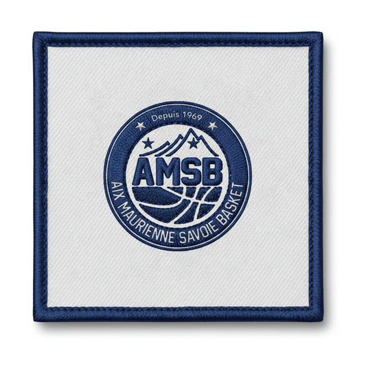 Patch brodé Aix Maurienne Basketball logo