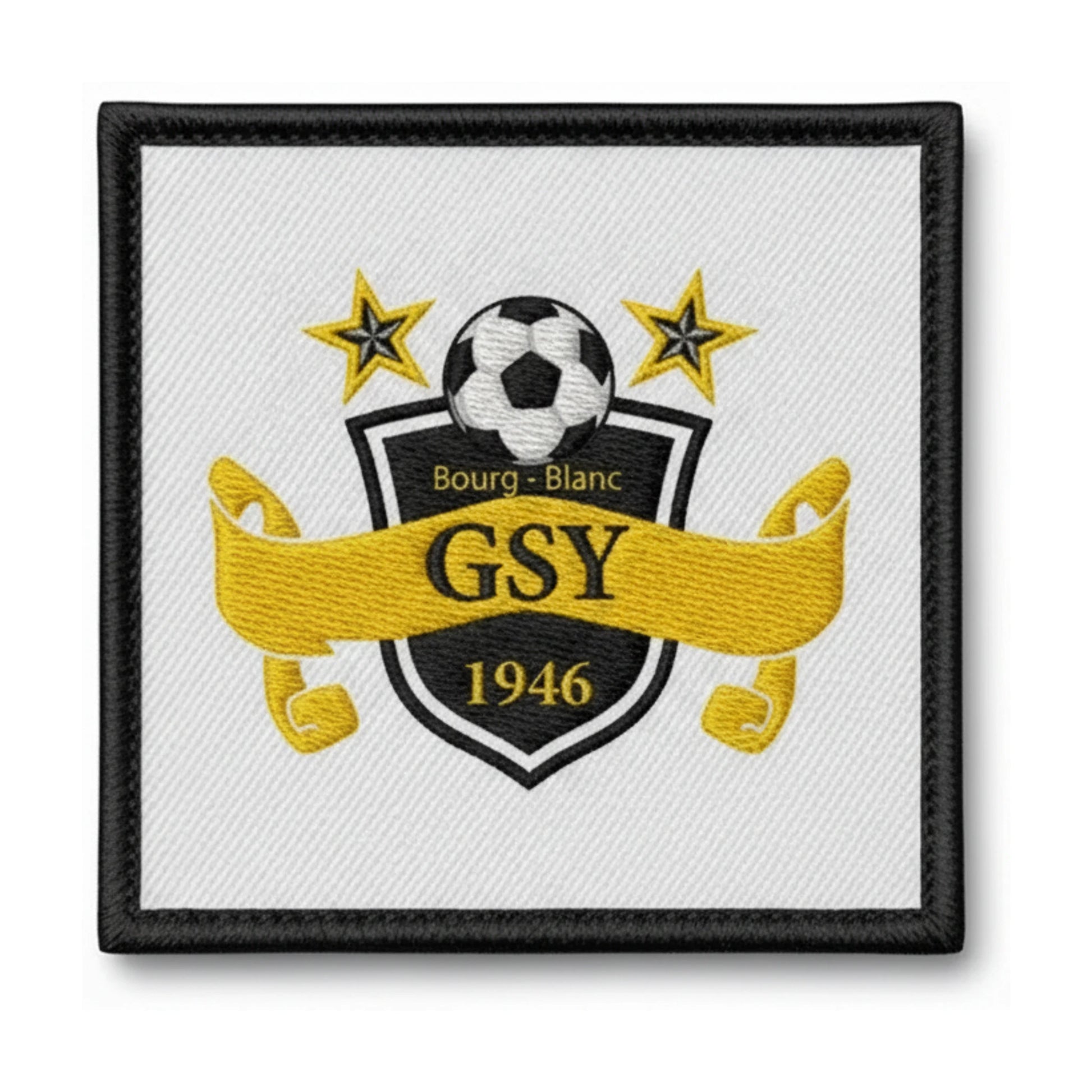 Patch brodé GAS ST YVES BOURG BLANC Football logo
