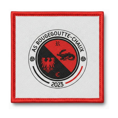 Patch brodé Association Sportive Rougegoutte-Chaux Football logo