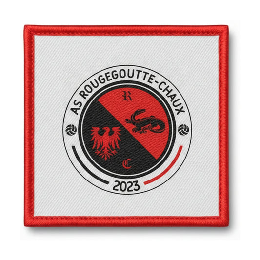Patch brodé Association Sportive Rougegoutte-Chaux Football logo