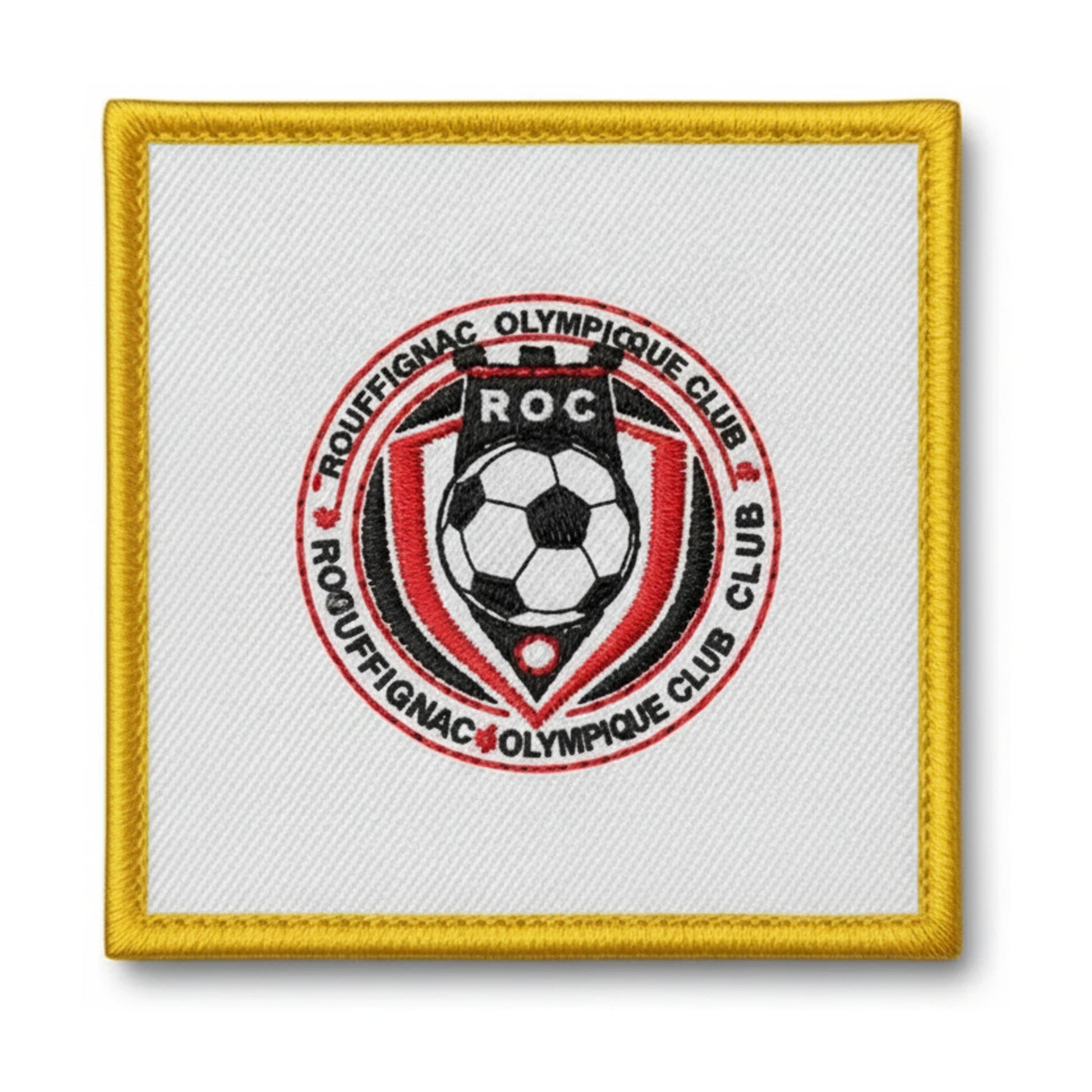 Patch brodé ROUFFIGNAC OLYMPIQUE CLUB Football logo