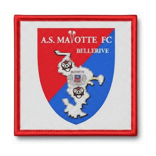Patch brodé A.S. MAYOTTE FOOTBALL CLUB BELLERIVE SUR ALLIER Football logo