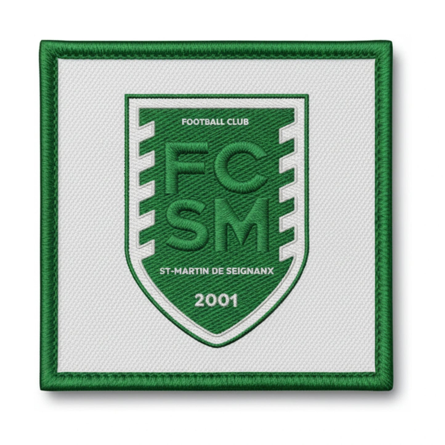 Patch brodé FC St Martin de Seignanx Football logo