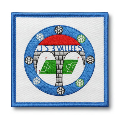 Patch brodé J.S. DES TROIS VALLEES Football logo