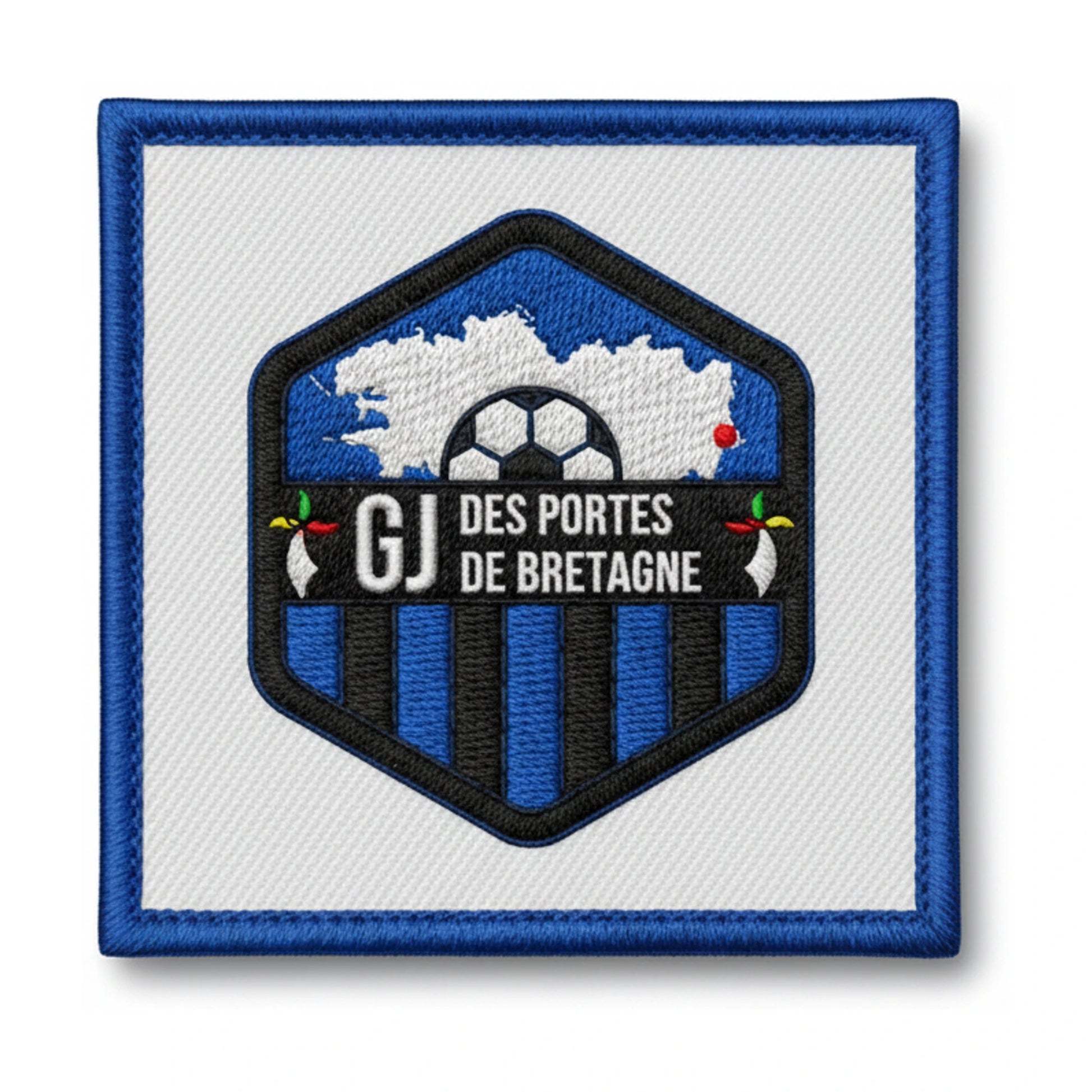 Patch brodé GJ DES PORTES DE BRETAGNE Football logo
