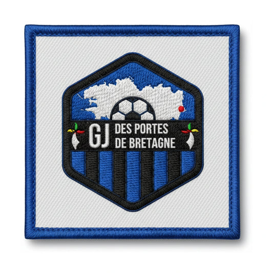 Patch brodé GJ DES PORTES DE BRETAGNE Football logo