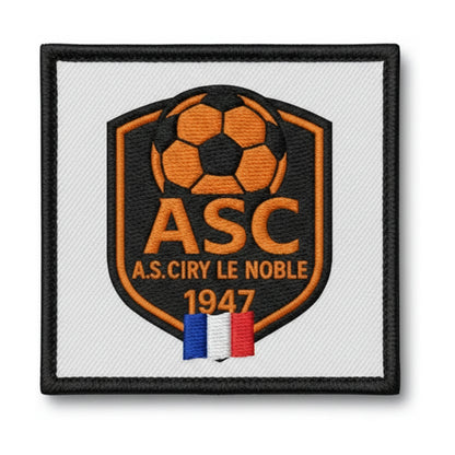 Patch brodé AS Ciry Le Noble Football logo