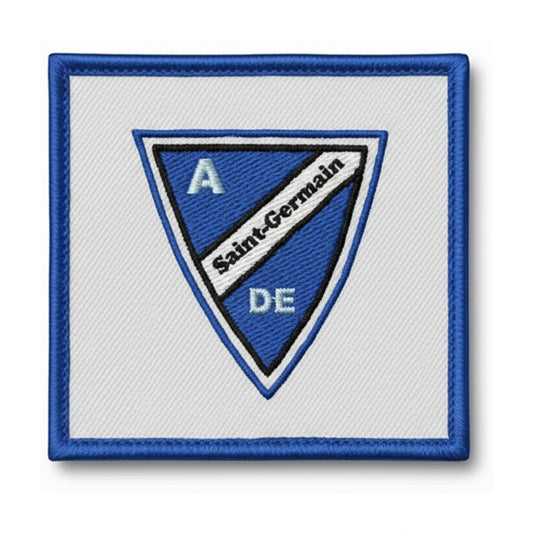 Patch brodé AM.  DE SAINT GERMAIN Football logo