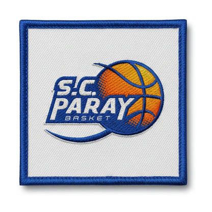Patch brodé SC Paray Basket Basketball logo