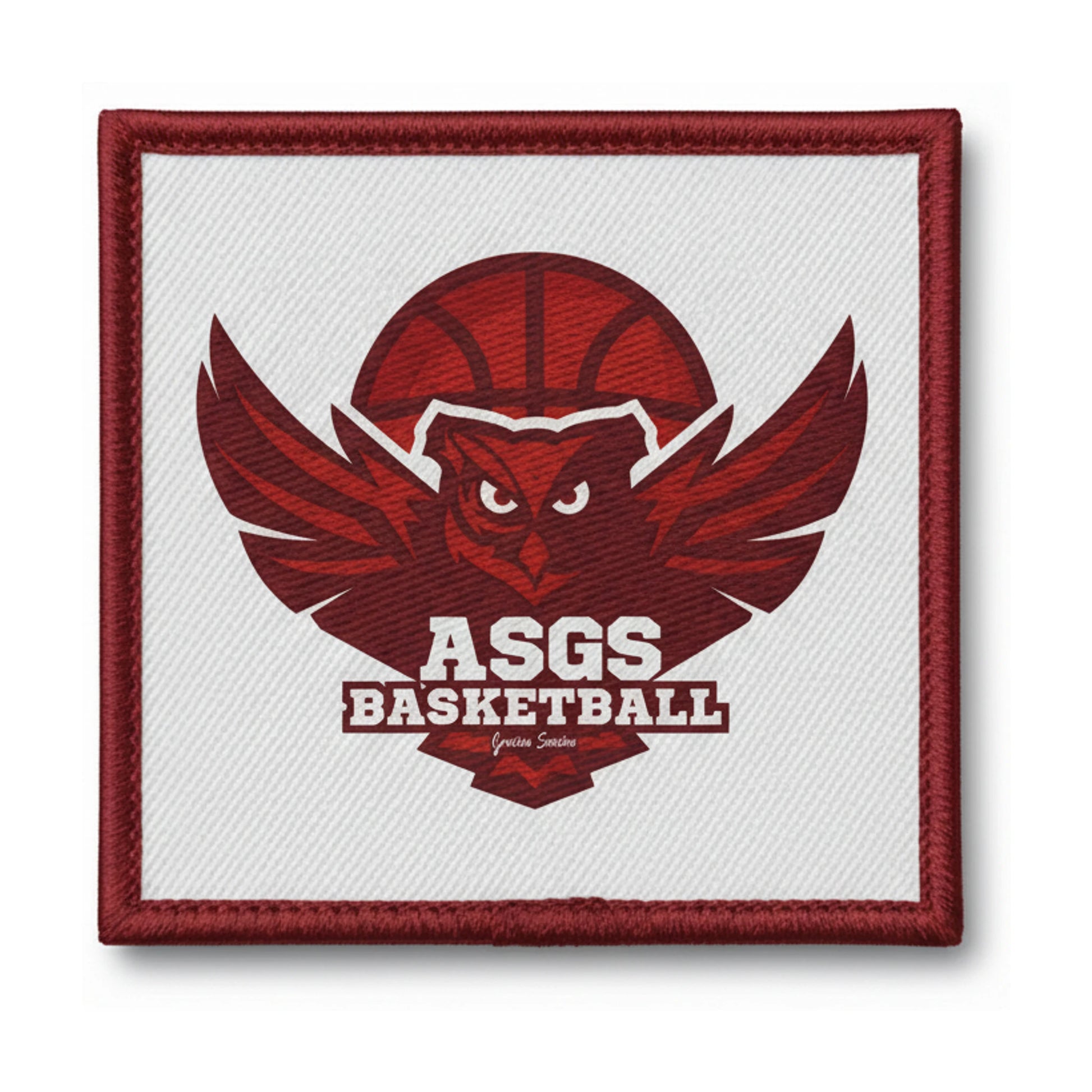 Patch brodé As Soucieu Basket Basketball logo