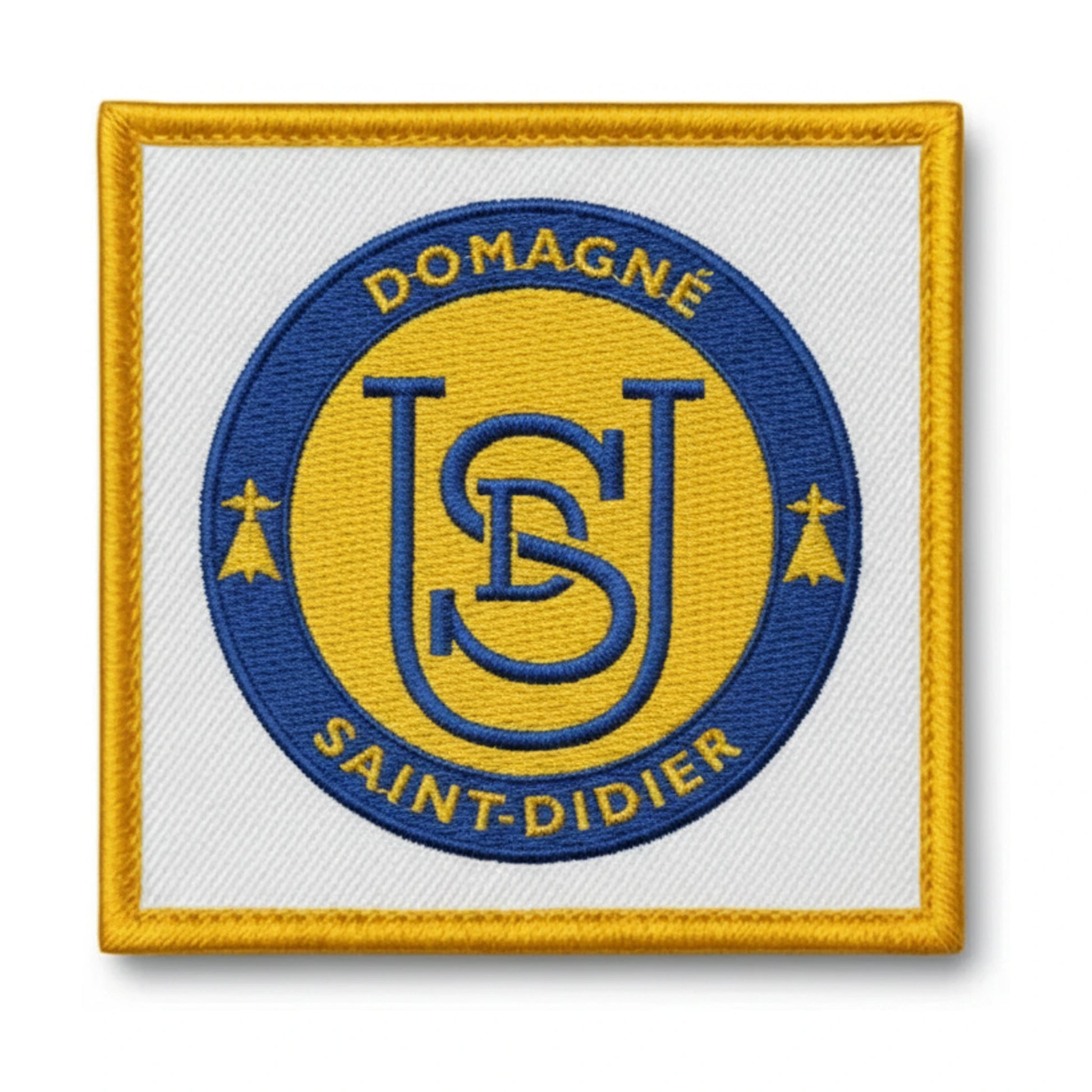Patch brodé U.S. DOMAGNE ST DIDIER Football logo